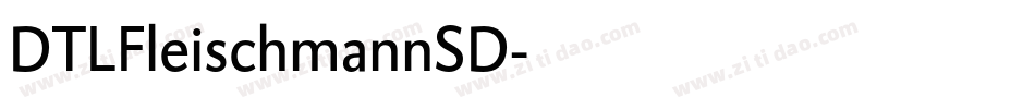 DTLFleischmannSD字体转换