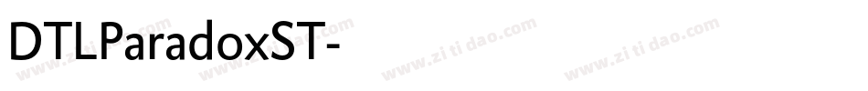 DTLParadoxST字体转换