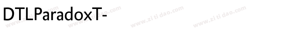 DTLParadoxT字体转换