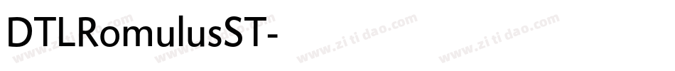 DTLRomulusST字体转换