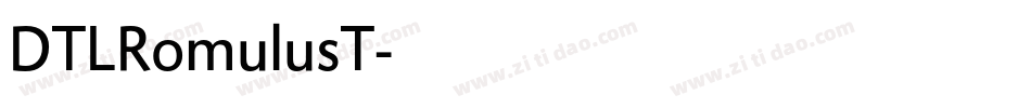 DTLRomulusT字体转换