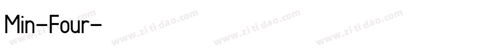 Min-Four字体转换