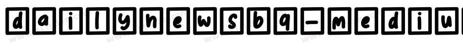 DailyNewsBQ-Medium字体转换