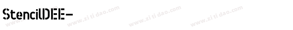 StencilDEE字体转换