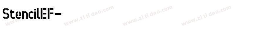 StencilEF字体转换