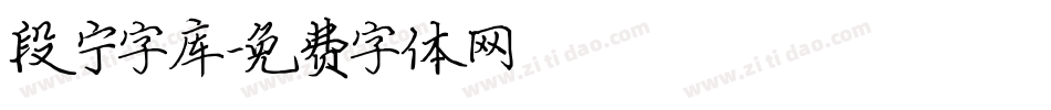 段宁字库字体转换