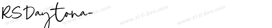 RSDaytona字体转换