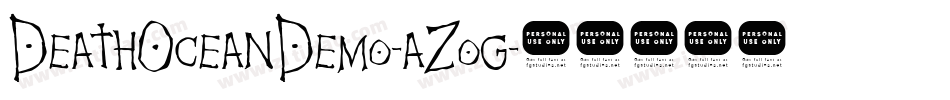 DeathOceanDemo-aZog字体转换