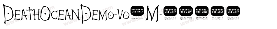 DeathOceanDemo-vo8M字体转换