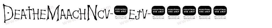 DeatheMaachNcv-2ejv字体转换