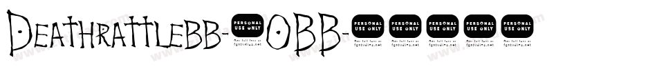 Deathrattlebb-5OBB字体转换