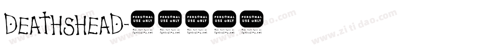 deathshead字体转换