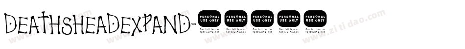 deathsheadexpand字体转换