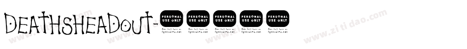 deathsheadout字体转换