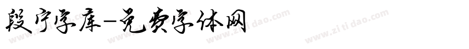 段宁字库字体转换