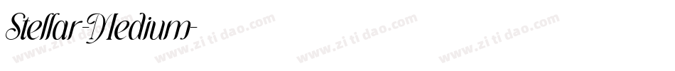 Stellar-Medium字体转换