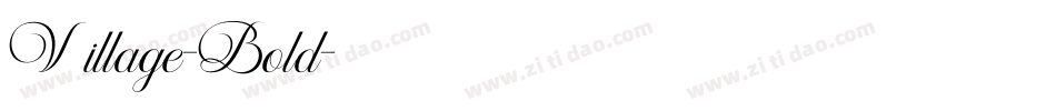 Village-Bold字体转换