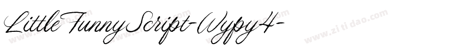 LittleFunnyScript-Wypy4字体转换