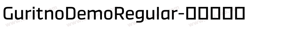 GuritnoDemoRegular字体转换