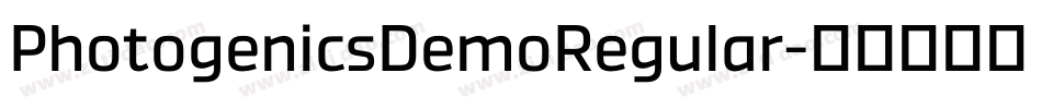 PhotogenicsDemoRegular字体转换