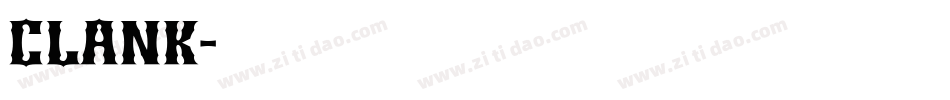 Clank字体转换