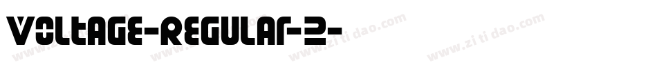 Voltage-Regular-2字体转换