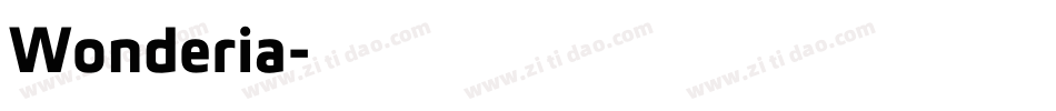 Wonderia字体转换