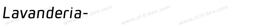 Lavanderia字体转换