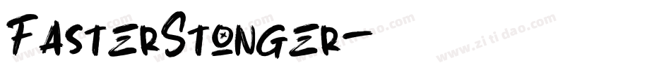 FasterStonger字体转换