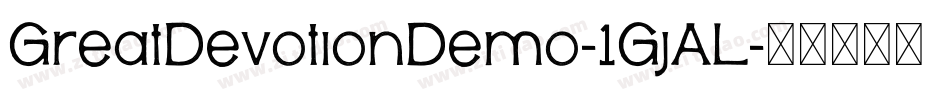 GreatDevotionDemo-1GjAL字体转换