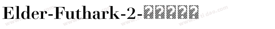 Elder-Futhark-2字体转换