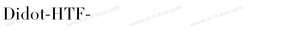 Didot-HTF字体转换