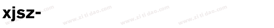 xjsz字体转换