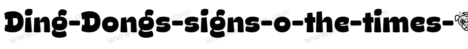 Ding-Dongs-signs-o-the-times字体转换