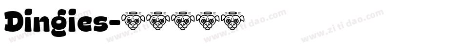 Dingies字体转换