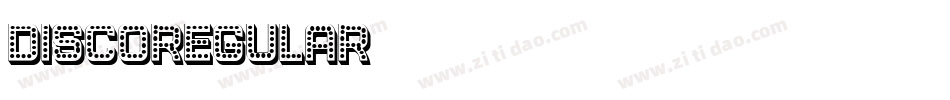 DiscoRegular字体转换