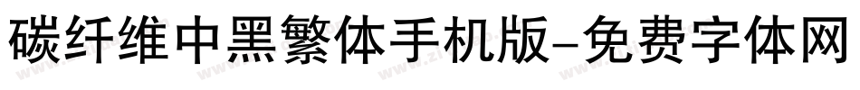 碳纤维中黑繁体手机版字体转换