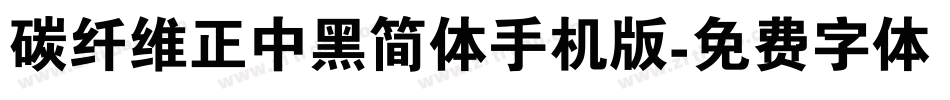 碳纤维正中黑简体手机版字体转换