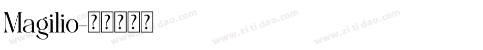 Magilio字体转换