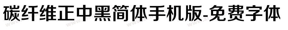 碳纤维正中黑简体手机版字体转换