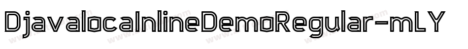 DjavalocaInlineDemoRegular-mLYwx字体转换