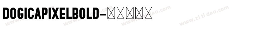 dogicapixelbold字体转换
