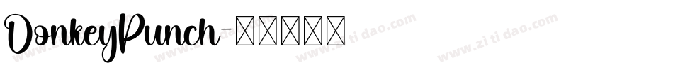DonkeyPunch字体转换
