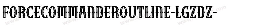 ForceCommanderOutline-lgZDZ字体转换