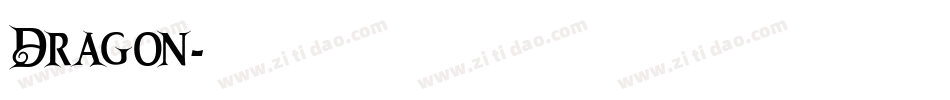 Dragon字体转换