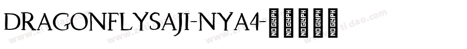 DragonflySaji-nYa4字体转换