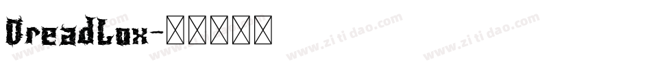 DreadLox字体转换