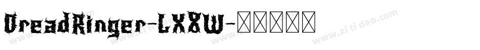 DreadRinger-LX8W字体转换