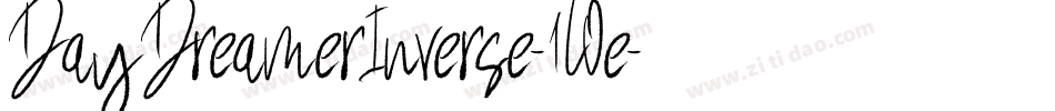 DayDreamerInverse-1LOe字体转换