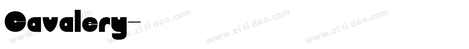 Cavalery字体转换